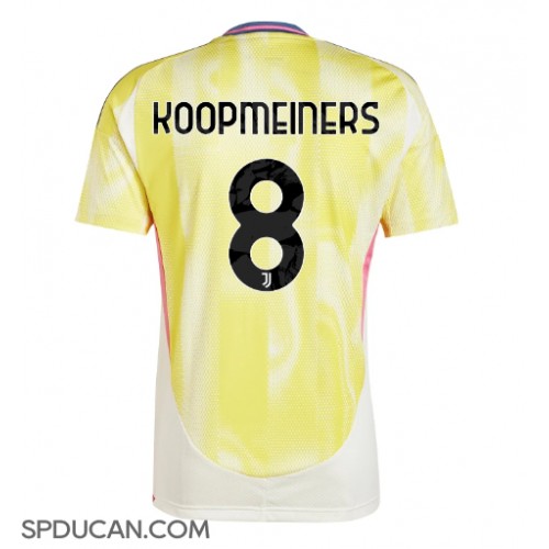 Muški Nogometni Dres Juventus Teun Koopmeiners #8 Gostujuci 2024-25 Kratak Rukav